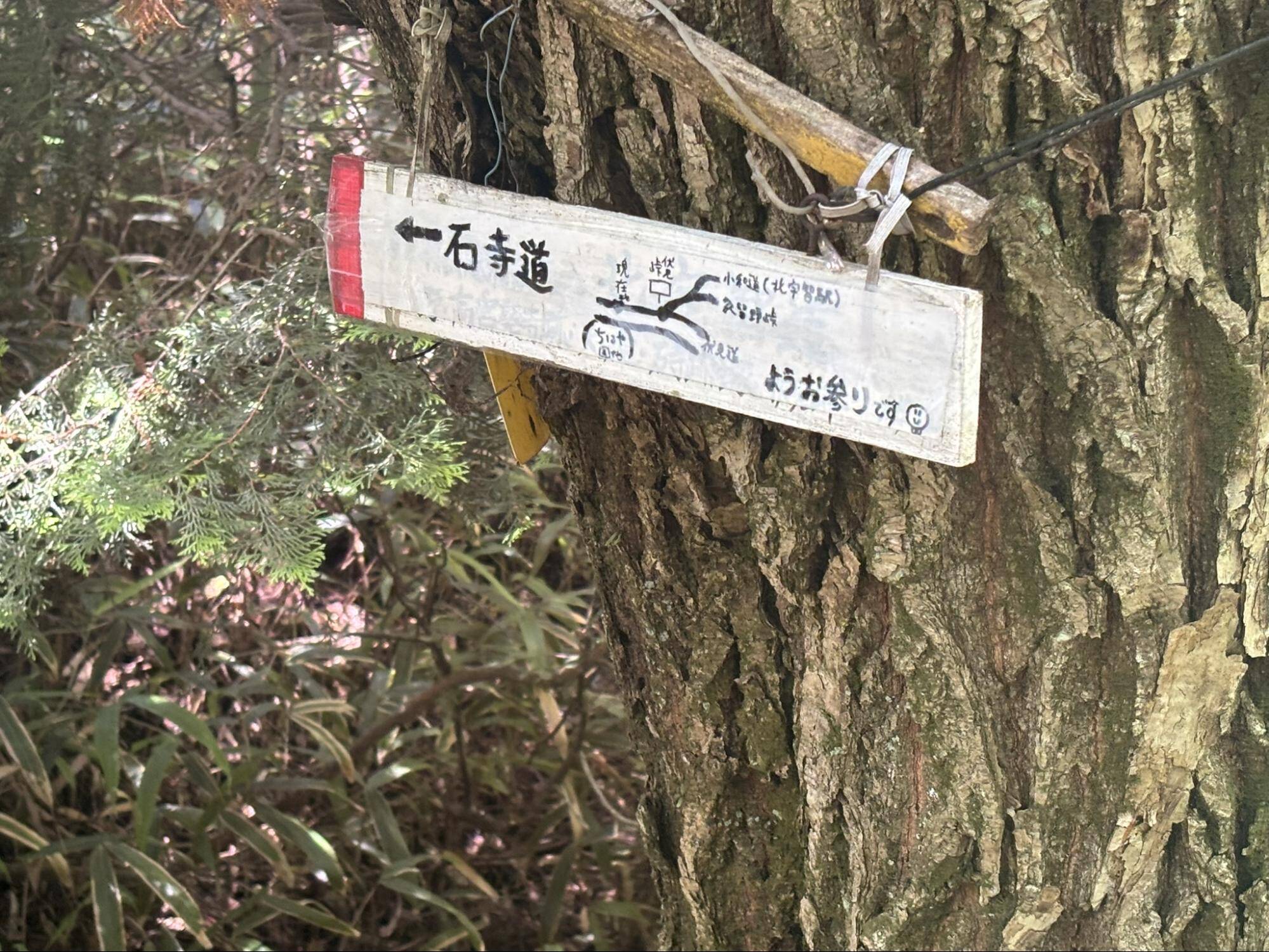 バス運行終了の張り紙